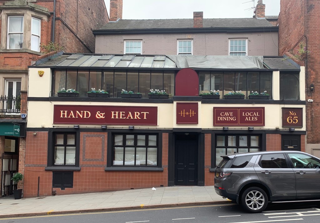 hand and heart pub
